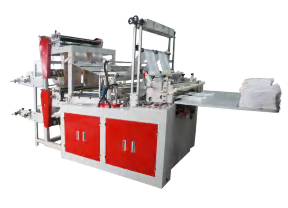SS GFQ series double-layer four wire heat sealing and cold cutting machine